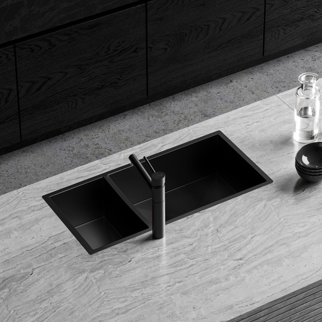 Oliveri Spectra 1 & 1/2 Bowl Sink Black SB35BK