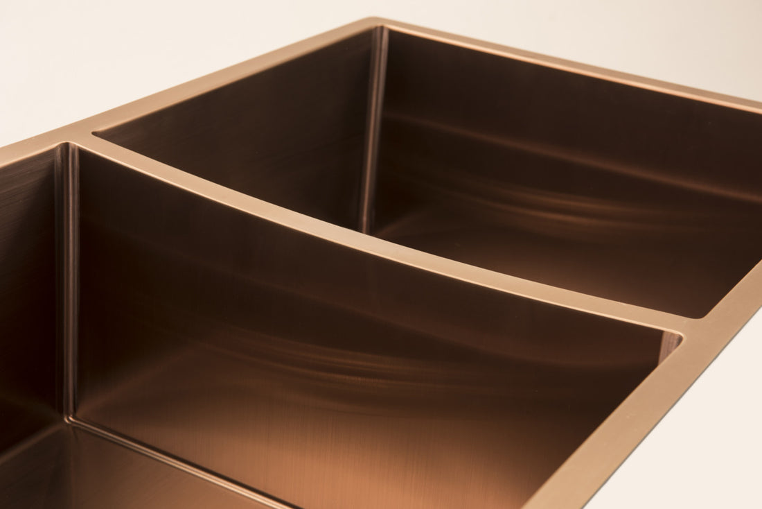 Oliveri Spectra Double Bowl Sink Copper SB63CU