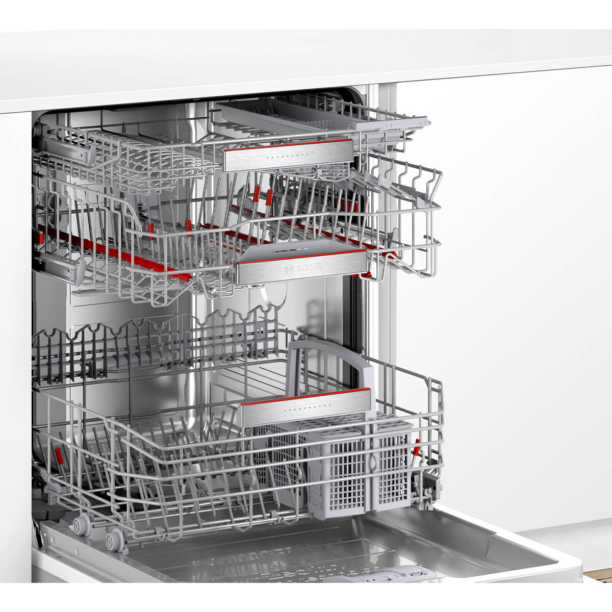 Bosch 60cm Series 8 Semi Integrated Tall Tub Dishwasher SBI8EDS01A