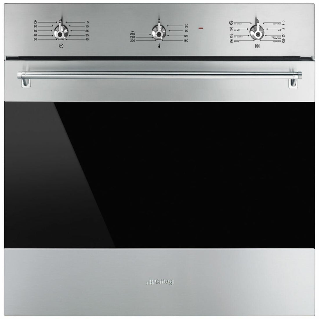 Smeg 60cm Classic Thermoseal Built-In Oven SFA63M3TVX in stainless steel