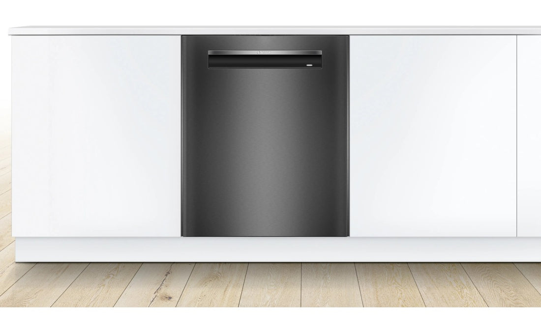 Bosch 60cm Series 6 Underbench Dishwasher Black Inox SMP6HCB01A