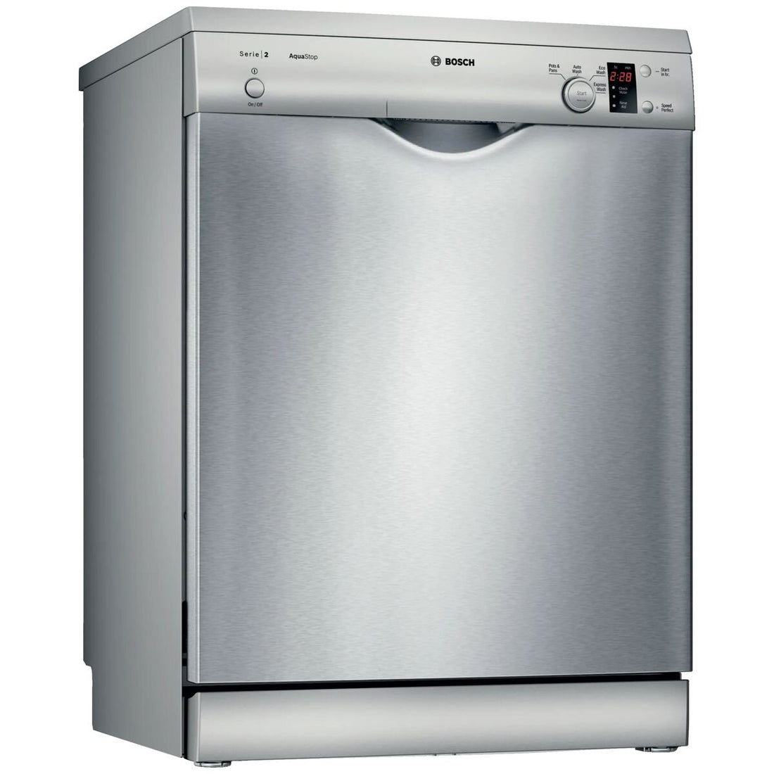 Bosch Serie 2 60cm freestanding dishwasher SMS24AI01A front view