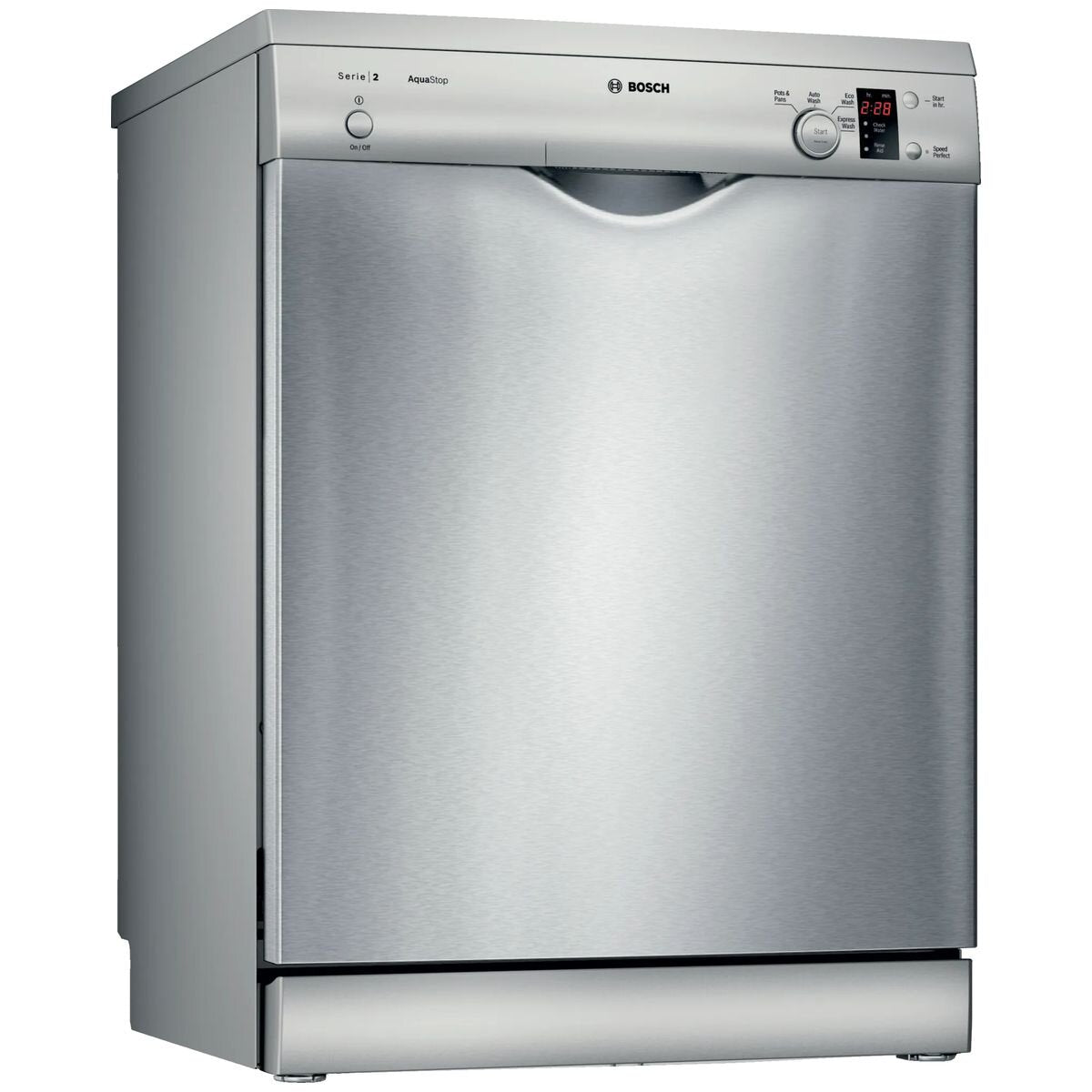 Bosch Serie 2 60cm freestanding dishwasher SMS24AI01A front view
