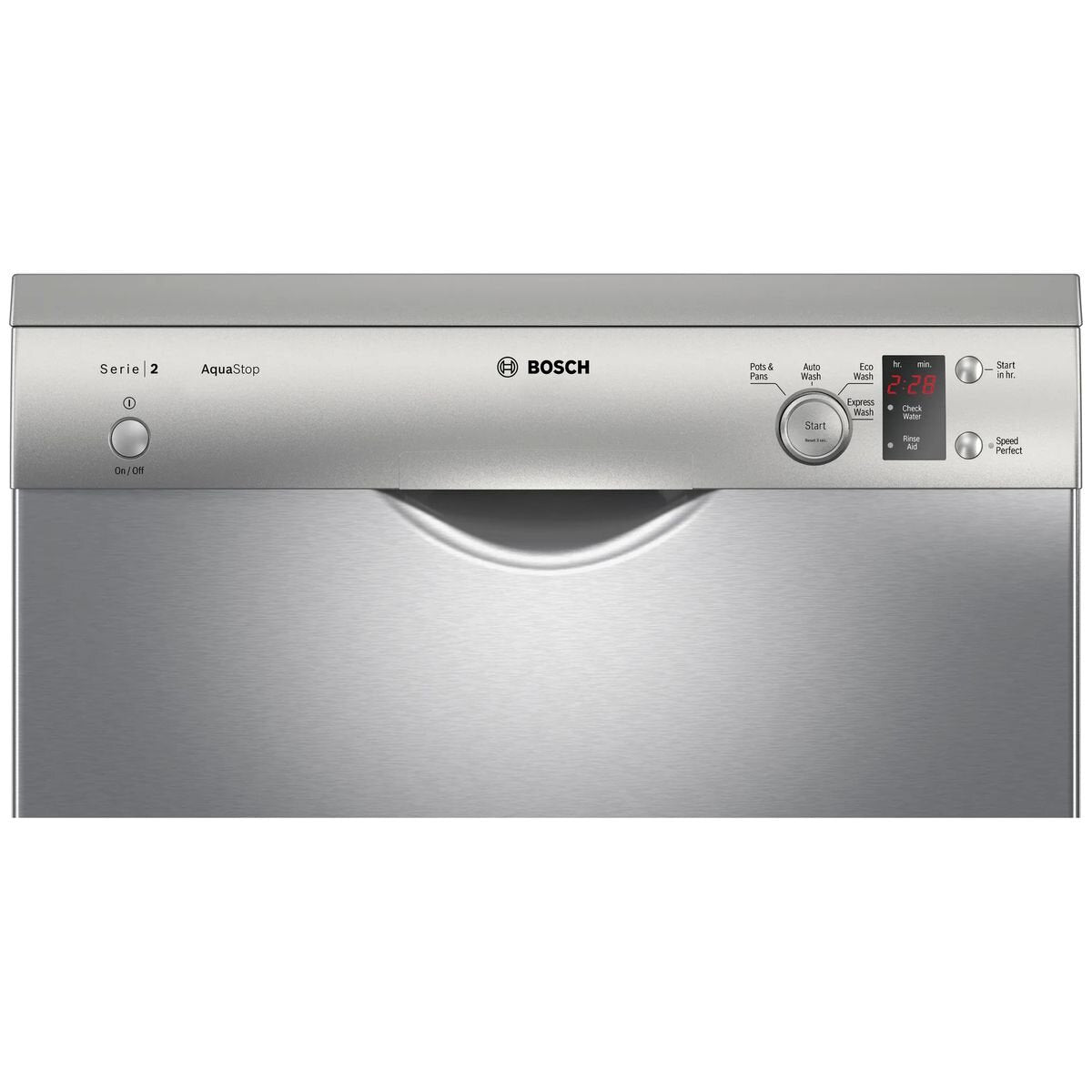 Bosch Serie 2 freestanding dishwasher with AquaStop safety system