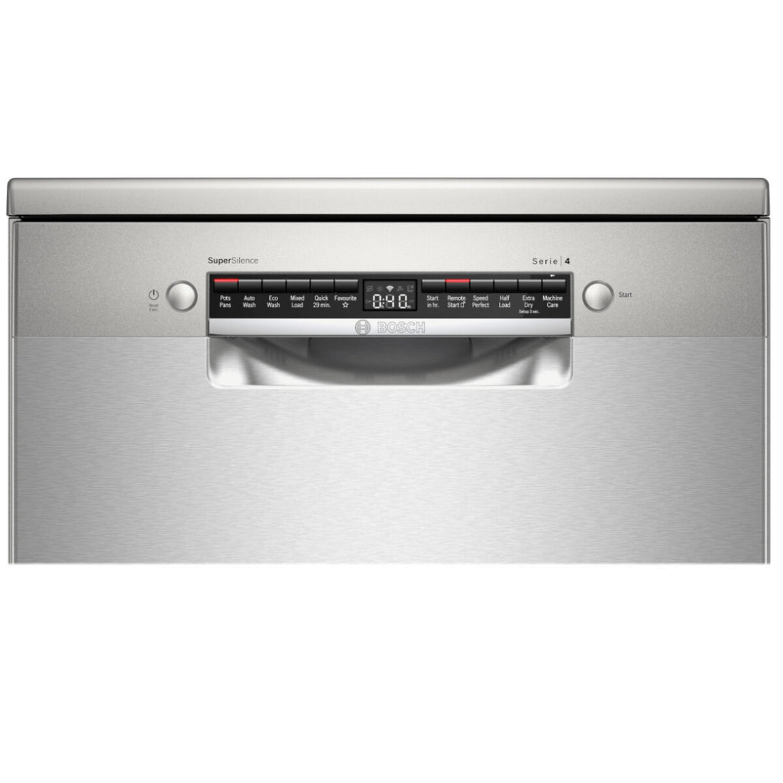 Bosch Serie 4 60cm freestanding dishwasher SMS4HTI01A stainless steel finish