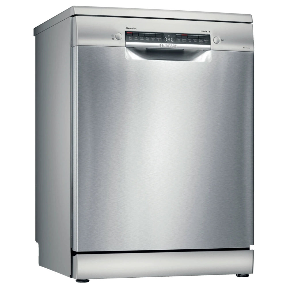 Bosch Series 6 Freestanding Stainless Steel Dishwasher with Wi-Fi SMS6 ...