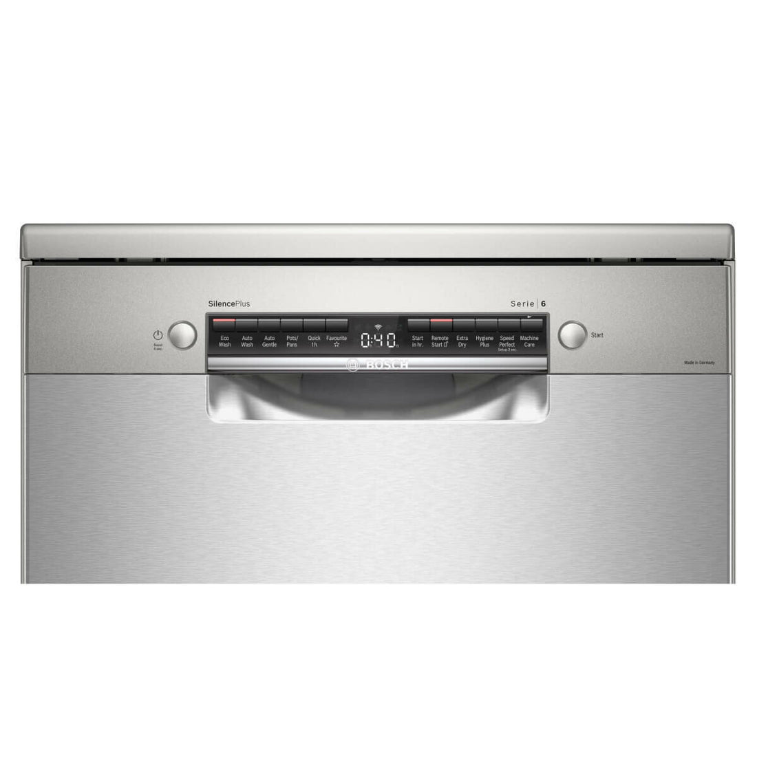 Bosch Serie 6 60cm freestanding dishwasher SMS6HCI02A outlet Perth front view