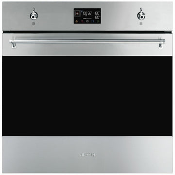Smeg 76cm Classic Pyrolytic Oven with Single Point Probe SOPA3302TPX
