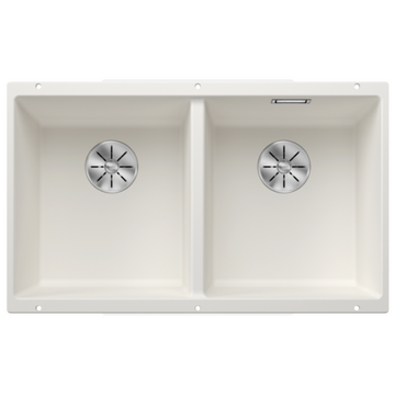Blanco Subline Double Bowl Undermount Sink White SUB350350UWK5