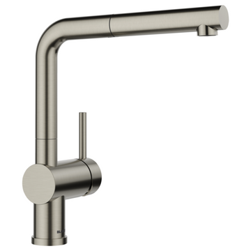 Blanco LINUS-S Mixer with Pull Out Tap Satin Platinum 527700
