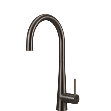 Oliveri Essente 316 Stainless Steel Goose Neck Mixer Gunmetal SS31620-GM