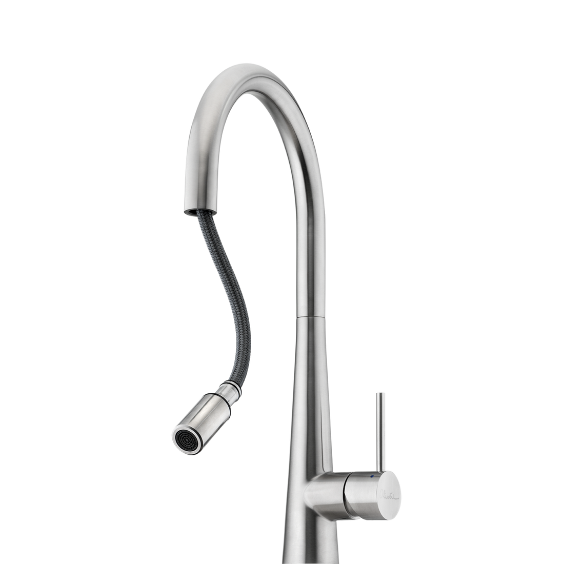 Oliveri Essente 316 Stainless Steel Goose Neck Pull Out Mixer Stainless Steel SS31625