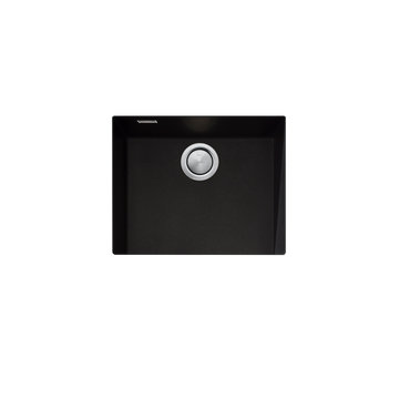 Oliveri Santorini Large Bowl Undermount Sink Black ST-BL1550UOF