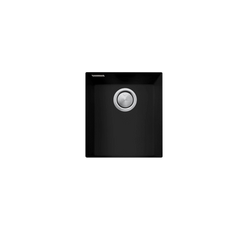 Oliveri Santorini Standard Bowl Undermount Sink Matte Black ST-MB1530UOF