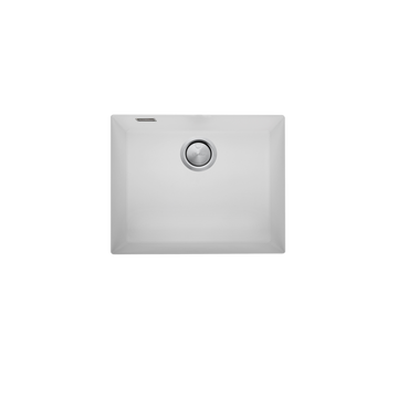Oliveri Santorini Large Bowl Undermount Sink White ST-WH1550UOF