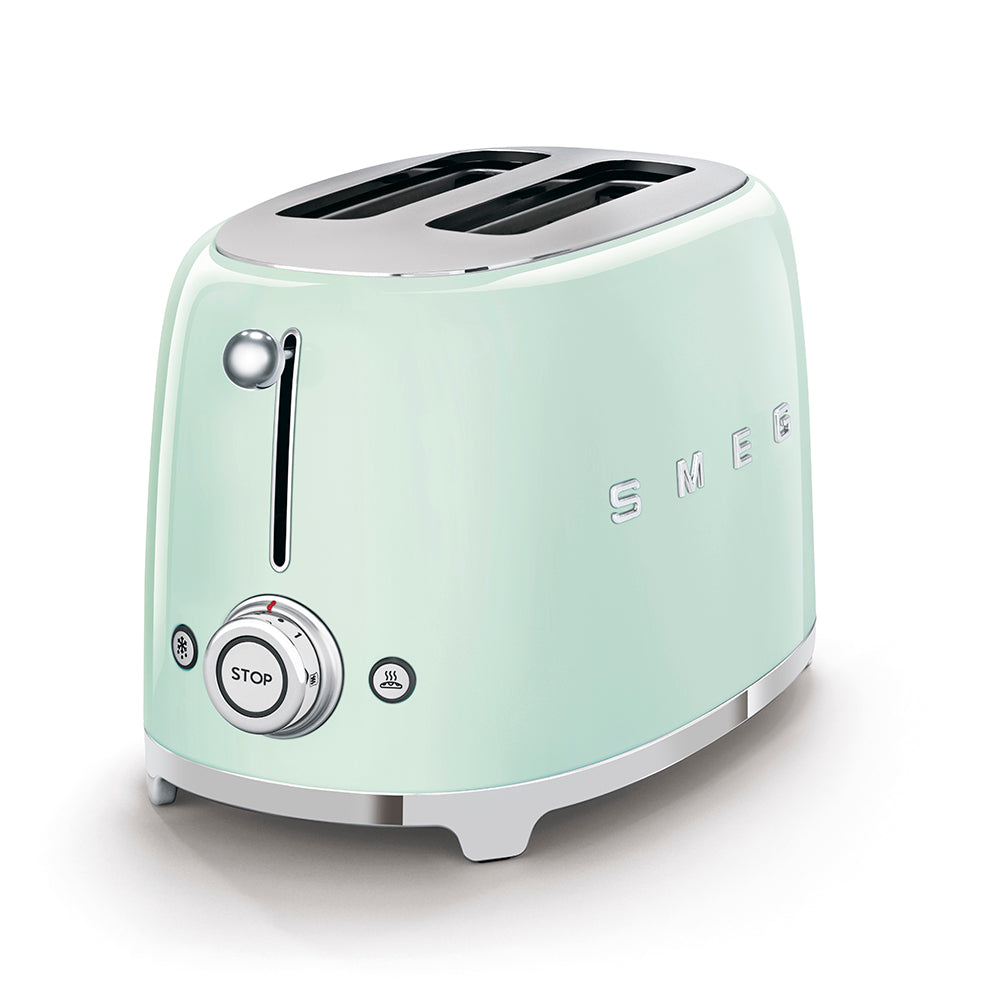 Smeg 50s Retro Style 2 Slice Toaster Pastel Green TSF01PGAU