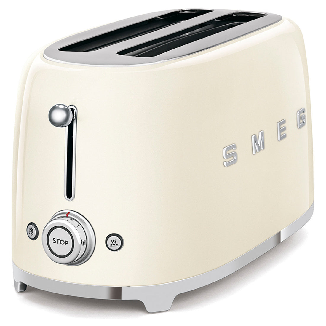 Smeg Cream 50s Retro Style 4 Slice Toaster TSF02CRAU