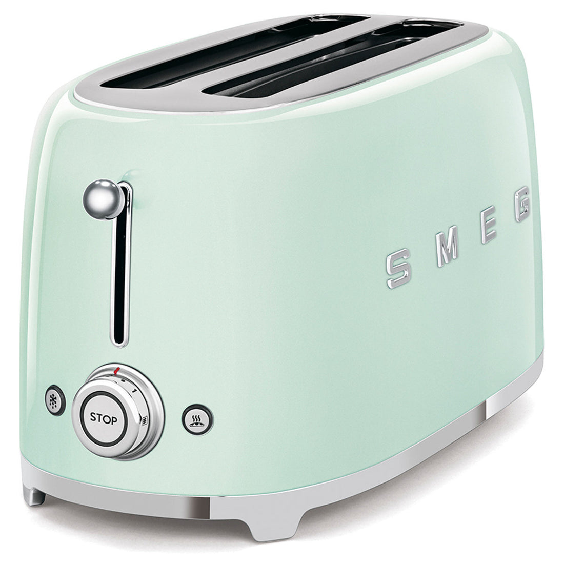 Smeg Pastel Green 50s Retro Style 4 Slice Toaster TSF02PGAU