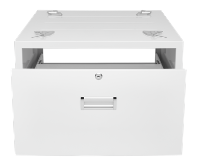 Unilux Laundry Pedestal With Locking Drawer ULX110
