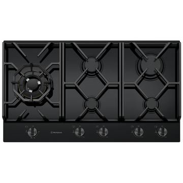 Westinghouse 90cm 5 Burner Gas Cooktop WHG959BD