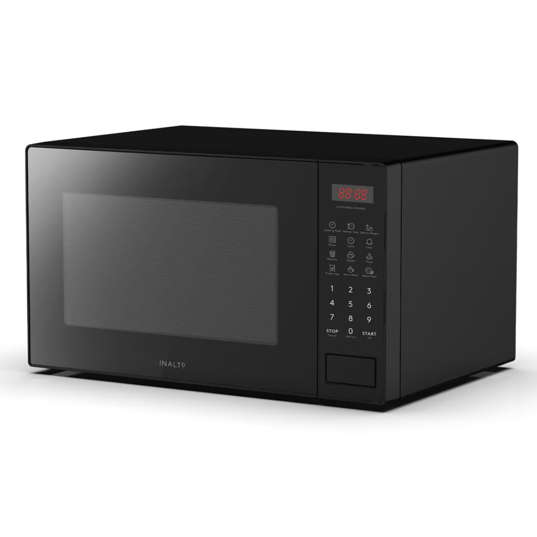 InAlto 20L 700w Black Microwave Oven IOMW20B