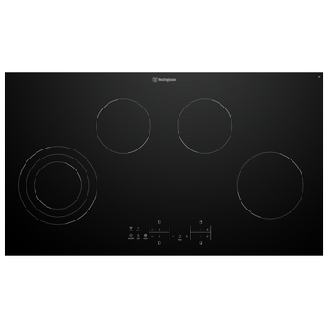 Westinghouse 90cm Ceramic Cooktop with Triple Zone and Hob2Hood WHC943BD