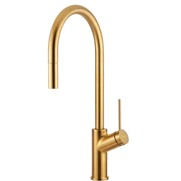 Oliveri Vilo Pull Out Mixer Tap Bright Gold VT0398B-AU