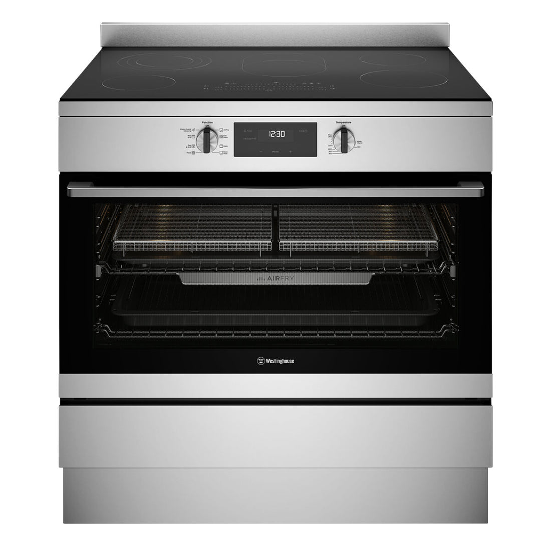 Westinghouse 90cm electric freestanding cooker WFE9546SD with ceramic cooktop