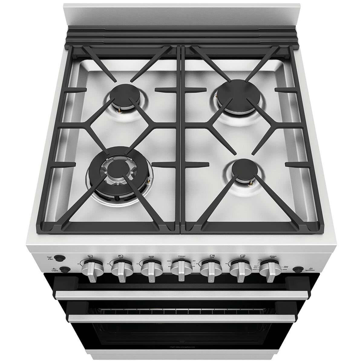 Westinghouse 60cm All Gas Freestanding Stove/Oven Stainless Steel WFG612SCH