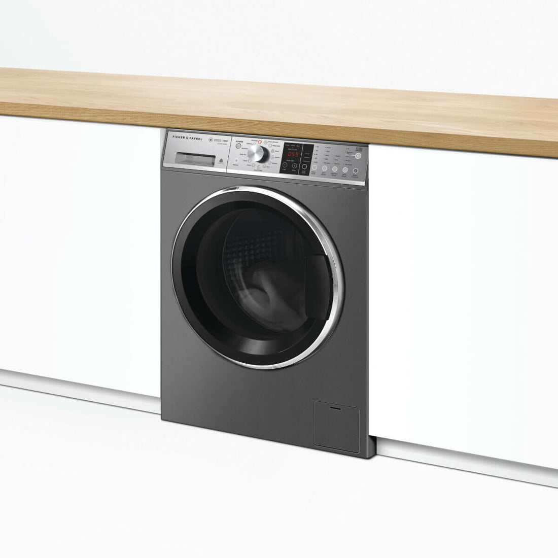 Fisher & Paykel Series 9 10kg Front Load Washing Machine with Steam Care Graphite WH1060SG1