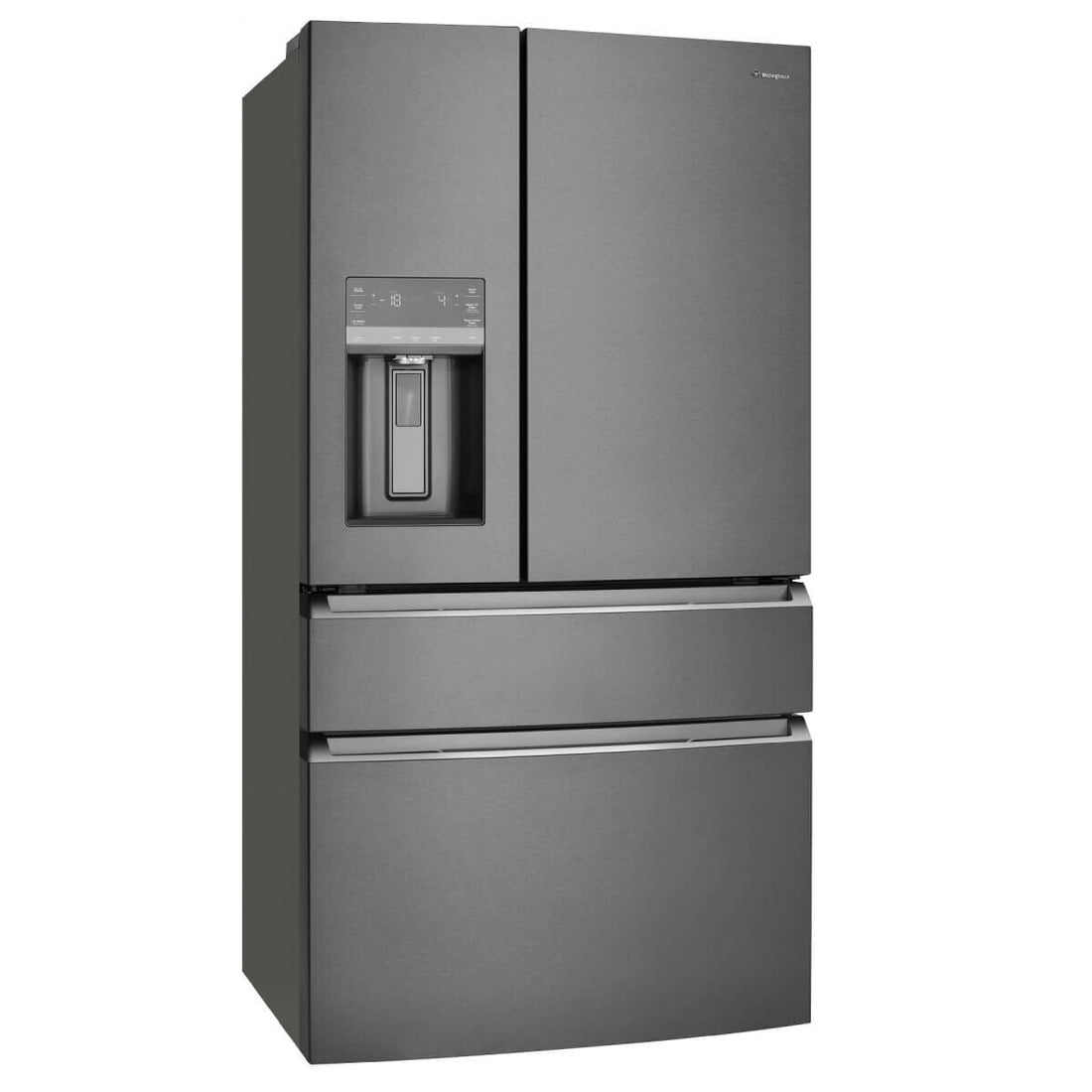 Westinghouse 609L French Door Fridge WHE6170BB in dark stainless steel