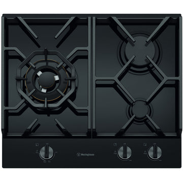 Westinghouse 60cm 3 Burner Gas Cooktop WHG639BD