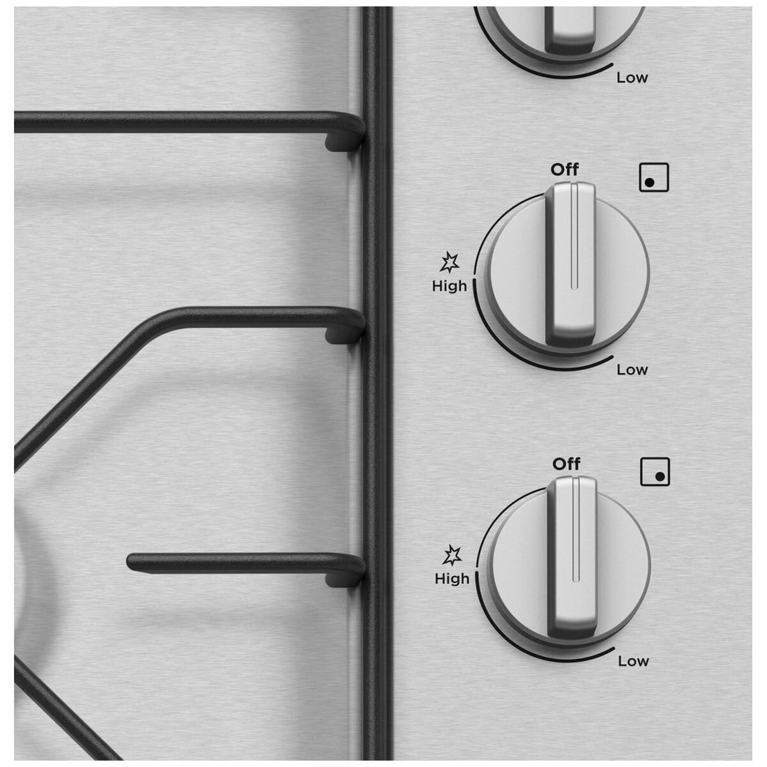Westinghouse 60cm 4 Burner Natural Gas Cooktop WHG640SC