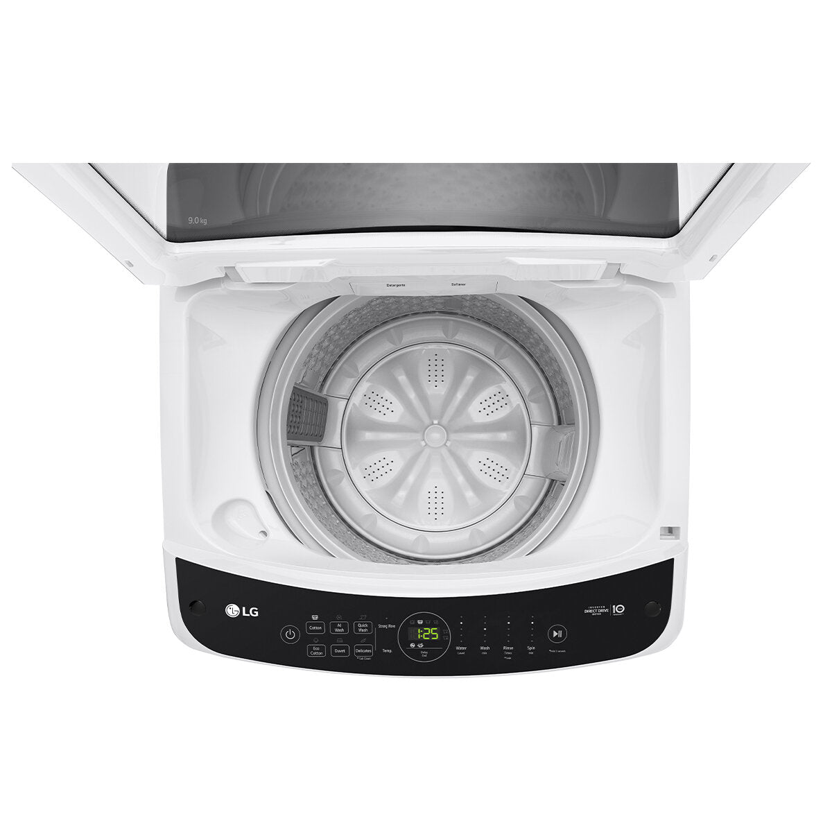 LG Series 3 9kg Top Load Washing Machine White WTL3-09W