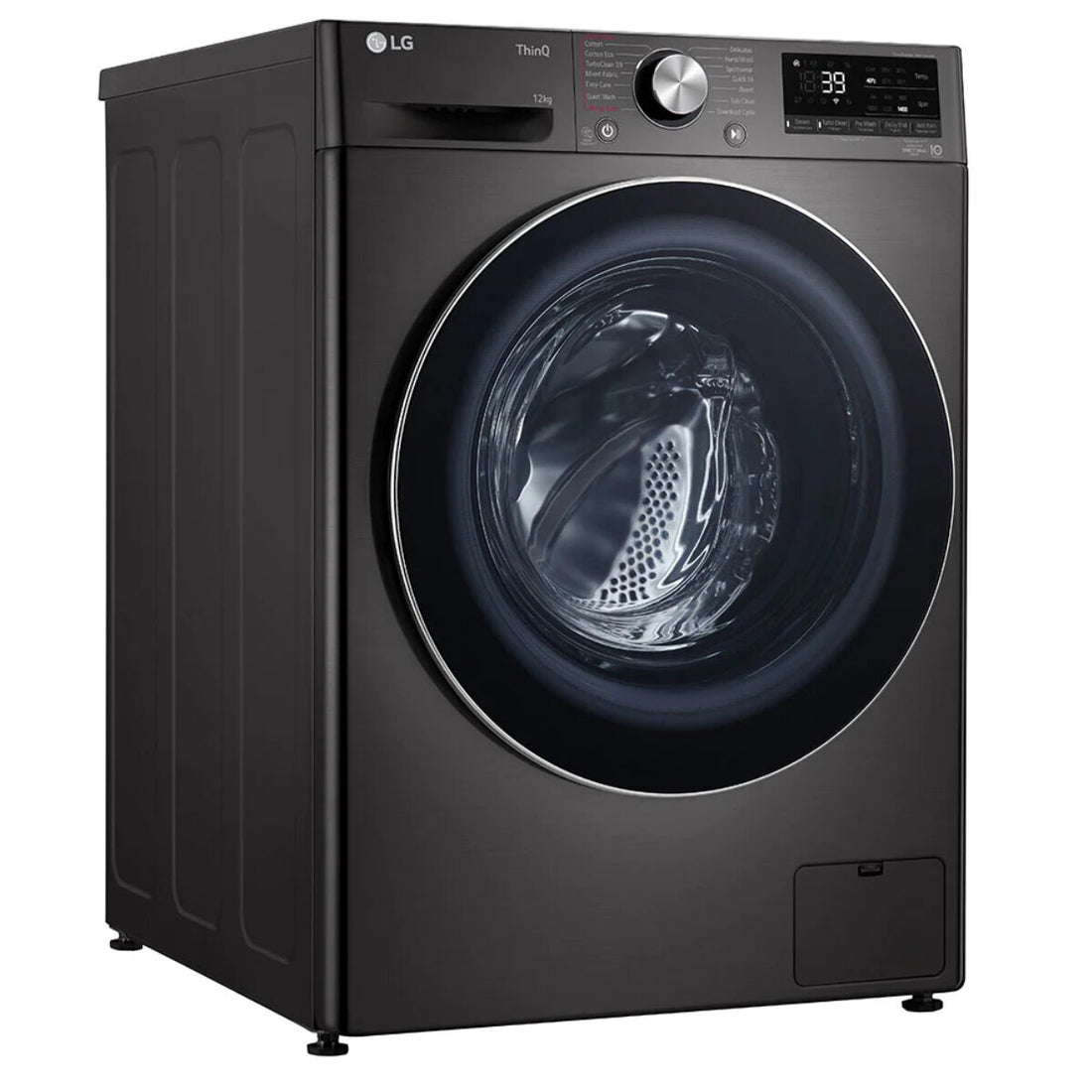 LG Series 9 12kg Front Load Washing Machine Black WV9-1412B with AI Direct Drive