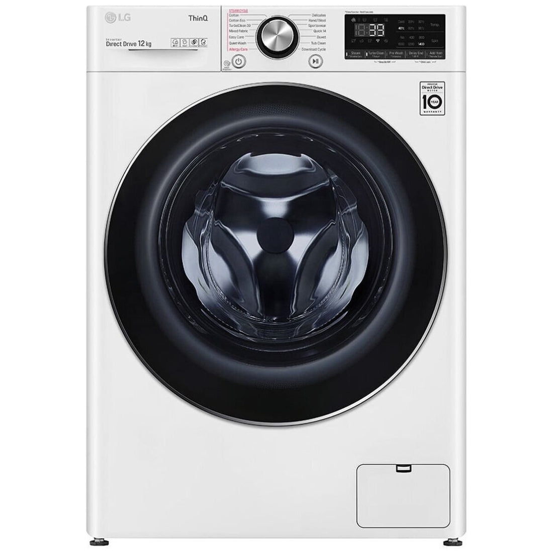 LG 12kg Front Load Washing Machine WV9-1412W with AI Direct Drive