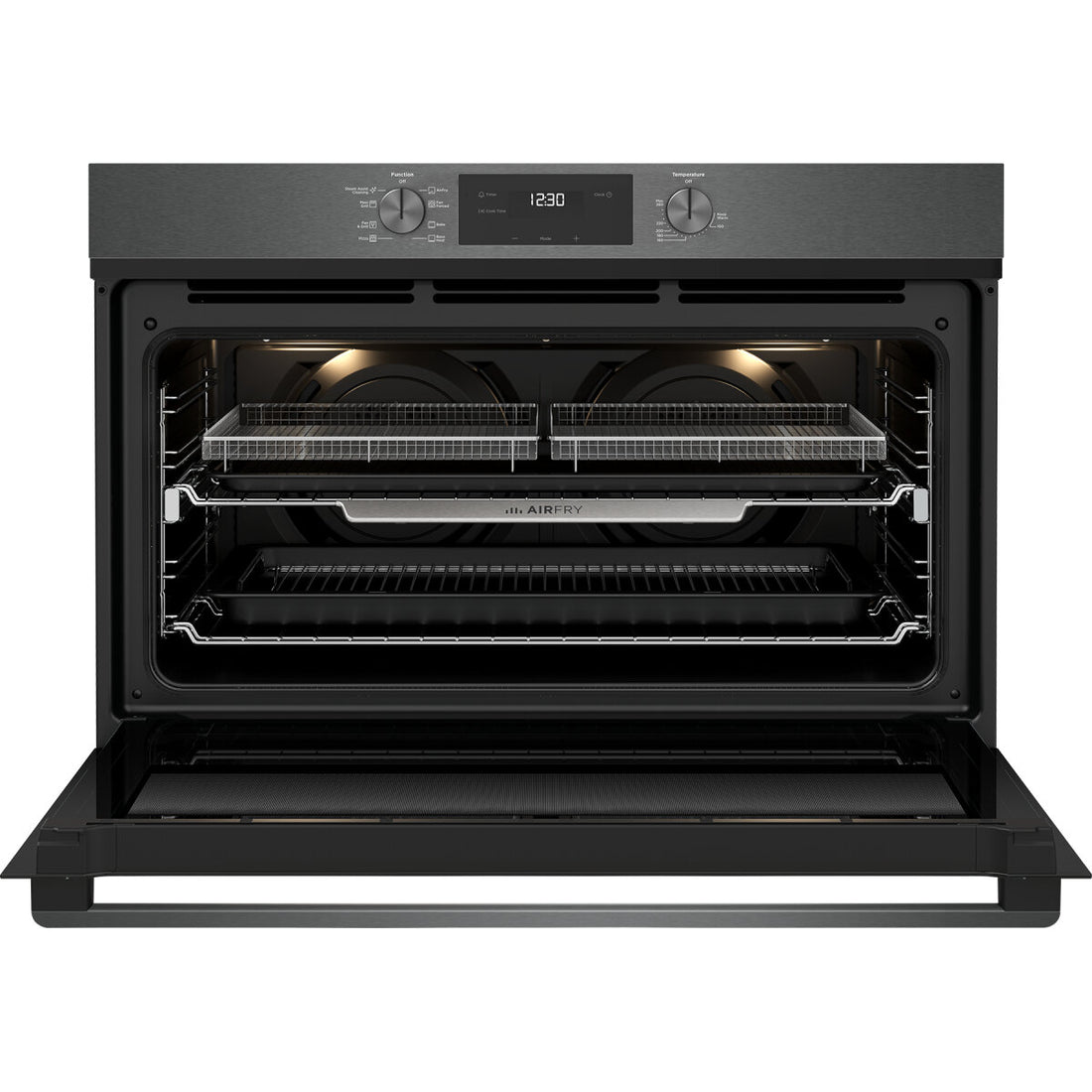 Westinghouse 90cm Multi-Function Oven WVE9516DD with AirFry in dark stainless steel