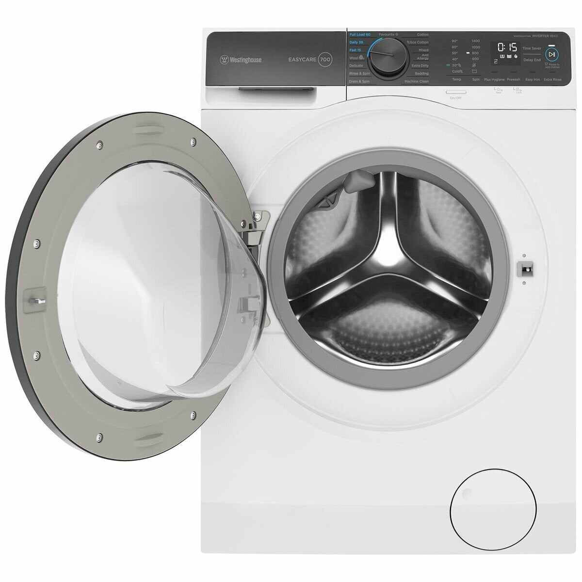 Westinghouse 10kg Front Load Washing Machine WWF1044M7WA