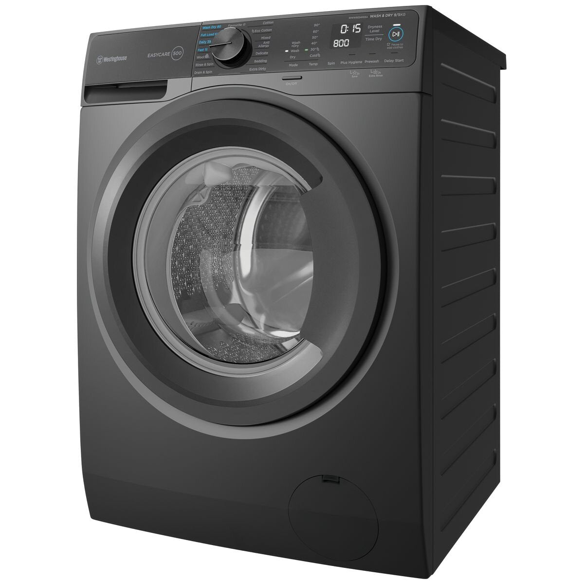 Westinghouse 9kg EasyCare Front Load Washing Machine Black WWF9024M5SA