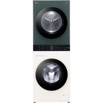LG 12kg WashTowerâ„¢ All-In-One Stacked Washer & Dryer Forest Green & Beige WWT-1209FGB