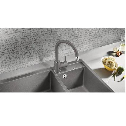 Blanco Mida XL Silgranit High Arc Tap Rock Grey MIDAXLG