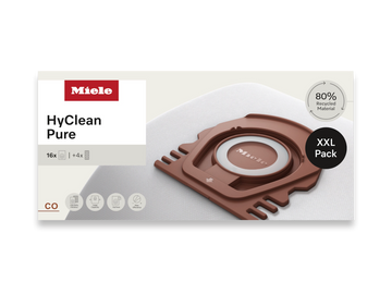 Miele HyClean Pure CO Vacuum Cleaner Bags XXL (16 Pack + 4 Filters) 12695230