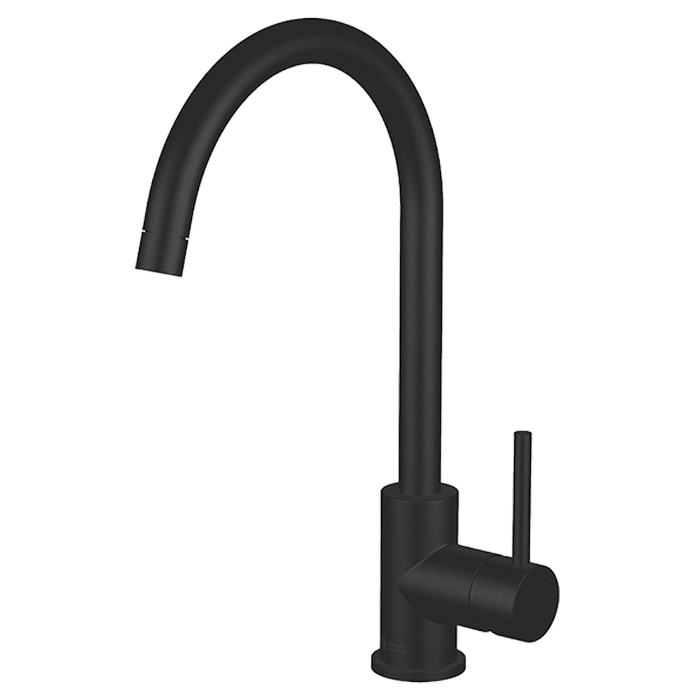 Gareth Ashton Lucia Kitchen Mixer Tap Black 3K4-B