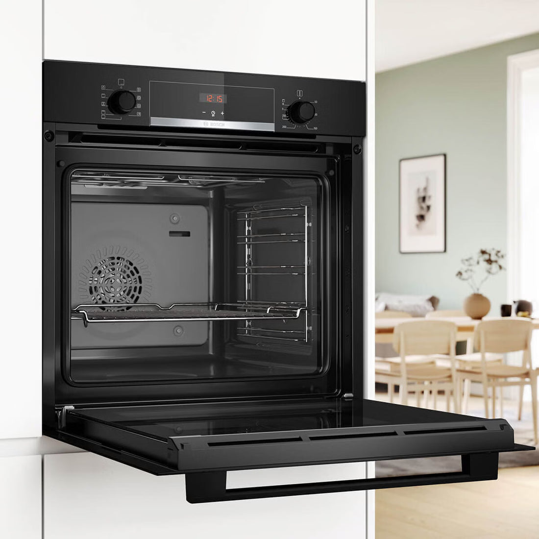 Bosch 60cm Built-In Oven & Microwave Pack HBA534BB3A + CMA585GB0B