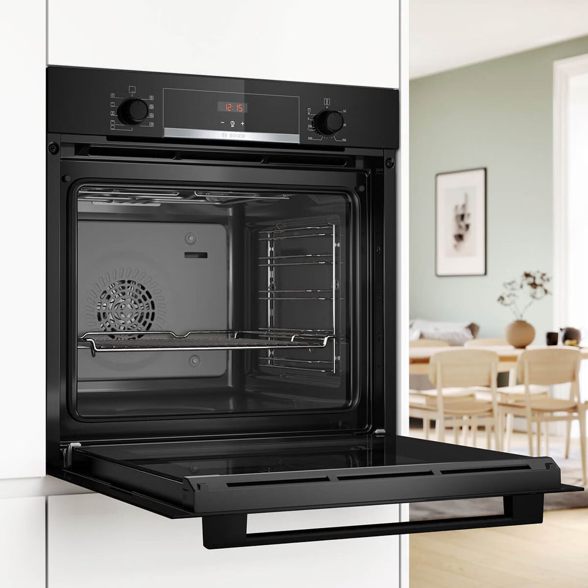 Bosch 60cm Built-In Oven & Microwave Pack HBA534BB3A + CMA585GB0B ...