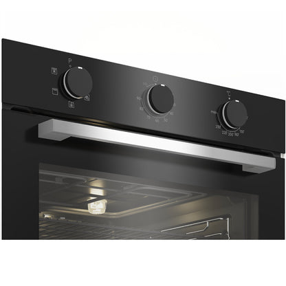 Altus 85L Multifunction Built-In Oven Black ABO6850FB