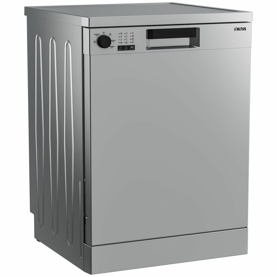 Altus 60cm Freestanding Silver Dishwasher ADF140S