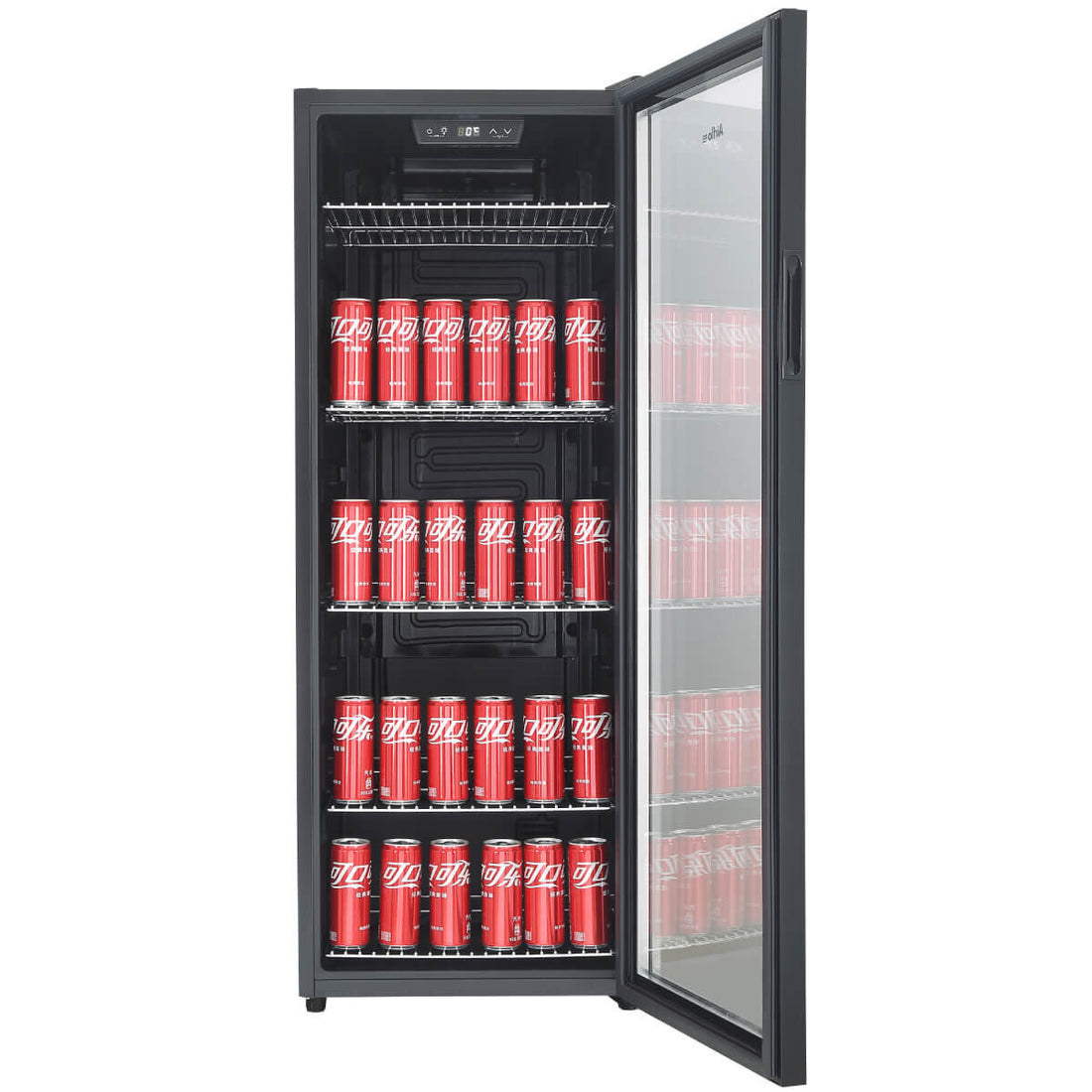 Airflo 201L Single Glass Door Beverage Fridge AFF201