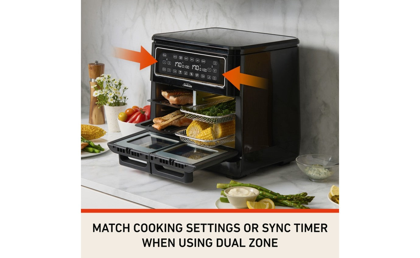 Sunbeam Multi Zone Air Fryer Oven AFP6000BK