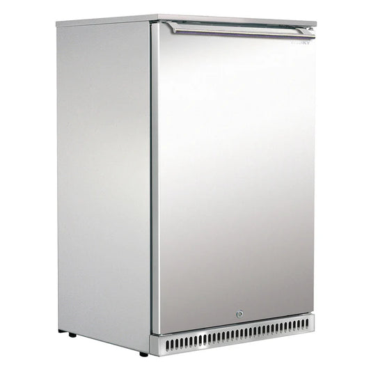 Husky 118L Solid Door Alfresco Drinks Chiller Stainless Steel ALFC1SD840